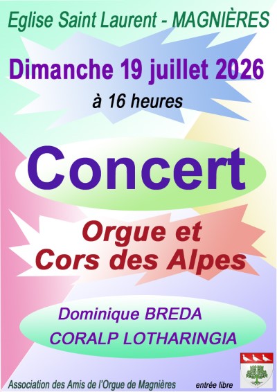 Concert orgue et cors des Alpes